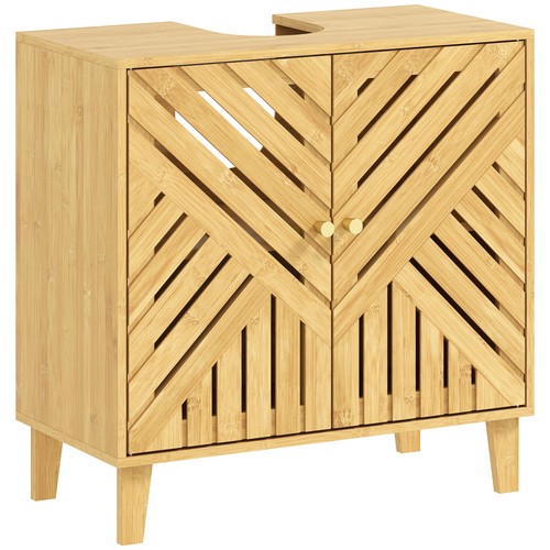 Homcom bamboo under sink - homcom,