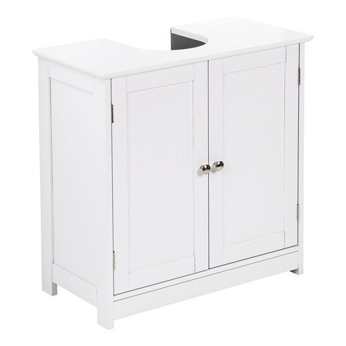 White bathroom under sink - under,
