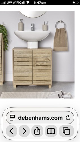 Modern bathroom under sink - bathroom,