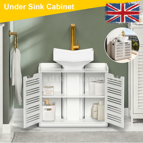 White under sink bathroom - white, under-sink