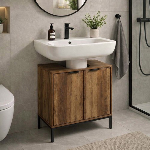 Bathroom under sink cabinet - under,